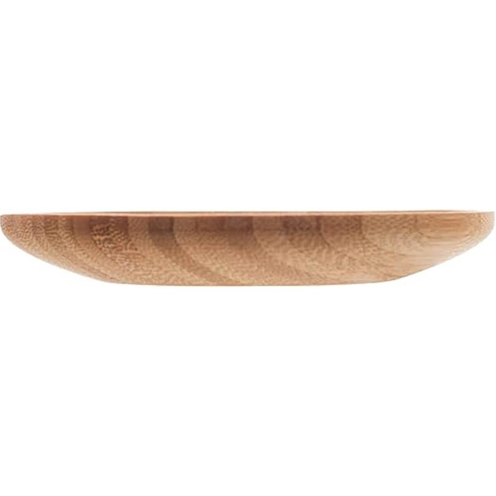 Prato de Bambu Lyor Verona 11cm Petiscos Canapés Salgados Queijos Aperitivos