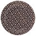 Prato de Sobremesa em Porcelana Egypt Lyor 19,5cm Raso Preto