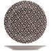 Prato de Sobremesa em Porcelana Egypt Lyor 19,5cm Raso Preto