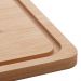 Queijeira de Bambu com Tampa de Plástico Prato Porta Frios R