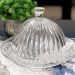 Queijeira de Cristal de Chumbo Empire Lyor 20cm Prato Porta