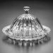 Queijeira de Cristal de Chumbo Empire Lyor 20cm Prato Porta
