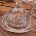 Queijeira de Cristal de Chumbo Empire Lyor 20cm Prato Porta