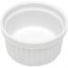Ramekin Canelado Porcelana 40ml Classic Branco Lyor Molheira Servir Caldas
