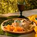 Ramekin Canelado Porcelana 40ml Classic Branco Lyor Molheira Servir Caldas