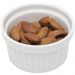 Ramequim Canelado 50ml de Porcelana Classic Branco 6x4cm Lyor para Servir Ketchup e Petiscos