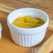 Ramequim Canelado 50ml de Porcelana Classic Branco 6x4cm Lyor para Servir Ketchup e Petiscos
