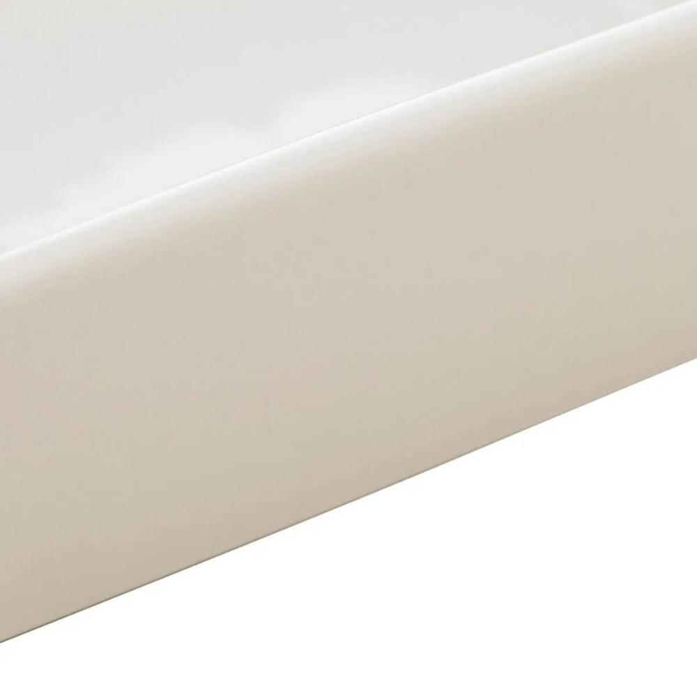 Refratário 23,5x15x5cm Travessa Porcelana Branca com Alça Funda Lyor Basic