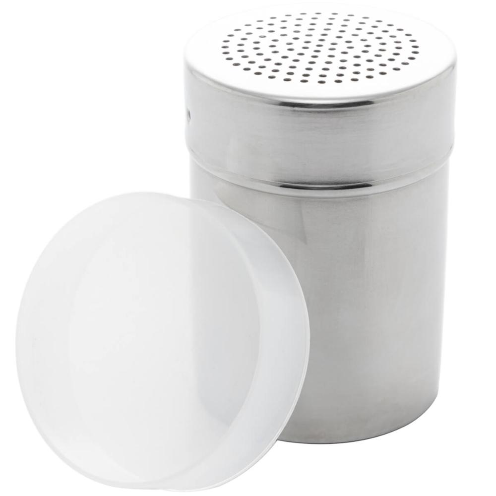 Saleiro Lyor de Mesa Aço Inox Prime Porta Sal de Cozinha com