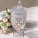 Suqueira de Cristal com Pé 5 Litros Diamond Lyor Transparent