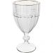 Taça Cristal 330ml Fio de Ouro Imperial Lyor Avulsa Servir Sucos Água Drinks Mesa Posta
