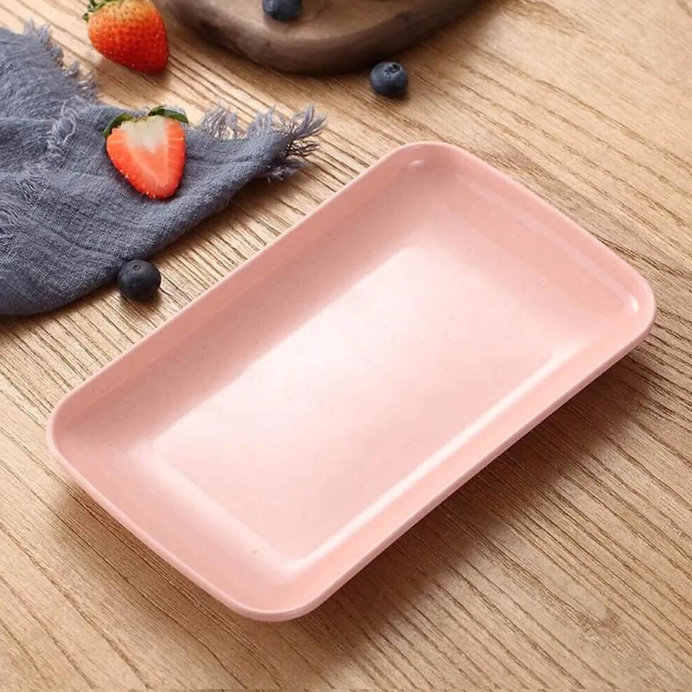 Travessa Bandeja para Servir Retangular 24x15x2,5cm Sortida