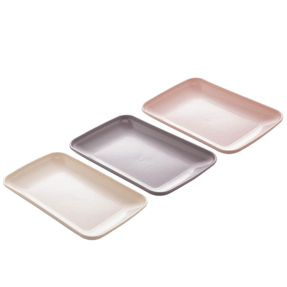 Travessa Bandeja para Servir Retangular 24x15x2,5cm Sortida