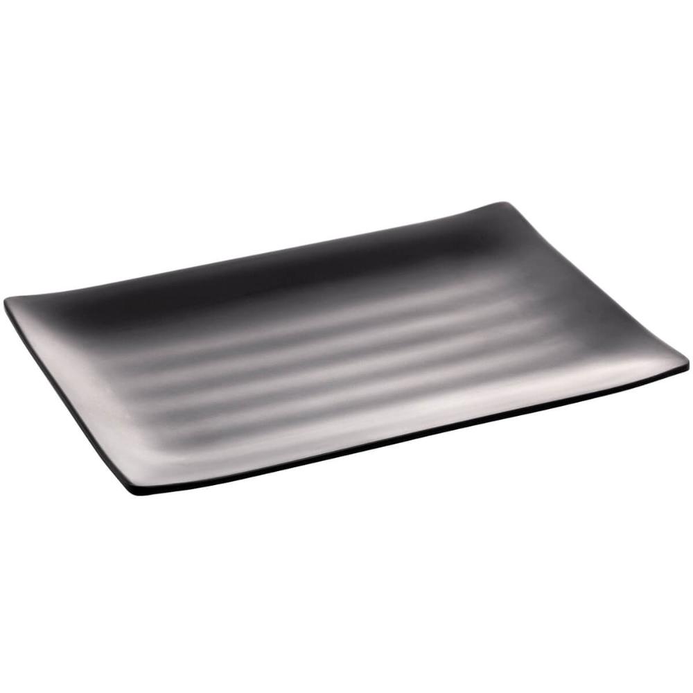 Travessa Retangular de Melamina para Sushi Sashimi 24,5x16,5