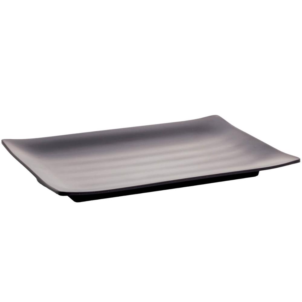 Travessa Retangular de Melamina para Sushi Sashimi 24,5x16,5