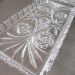 Travessa com Pé Boleira de Cristal 33x15x10cm Lyor Bandeja Servir Dragon Decorativa