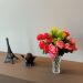 Vaso de Vidro Lyor Diamond 13x20cm Decorativo Plantas Arranj