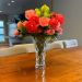 Vaso de Vidro Lyor Diamond 13x20cm Decorativo Plantas Arranj