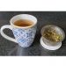Xícara Caneca de Porcelana para Chá 310ml com Tampa e Infuso