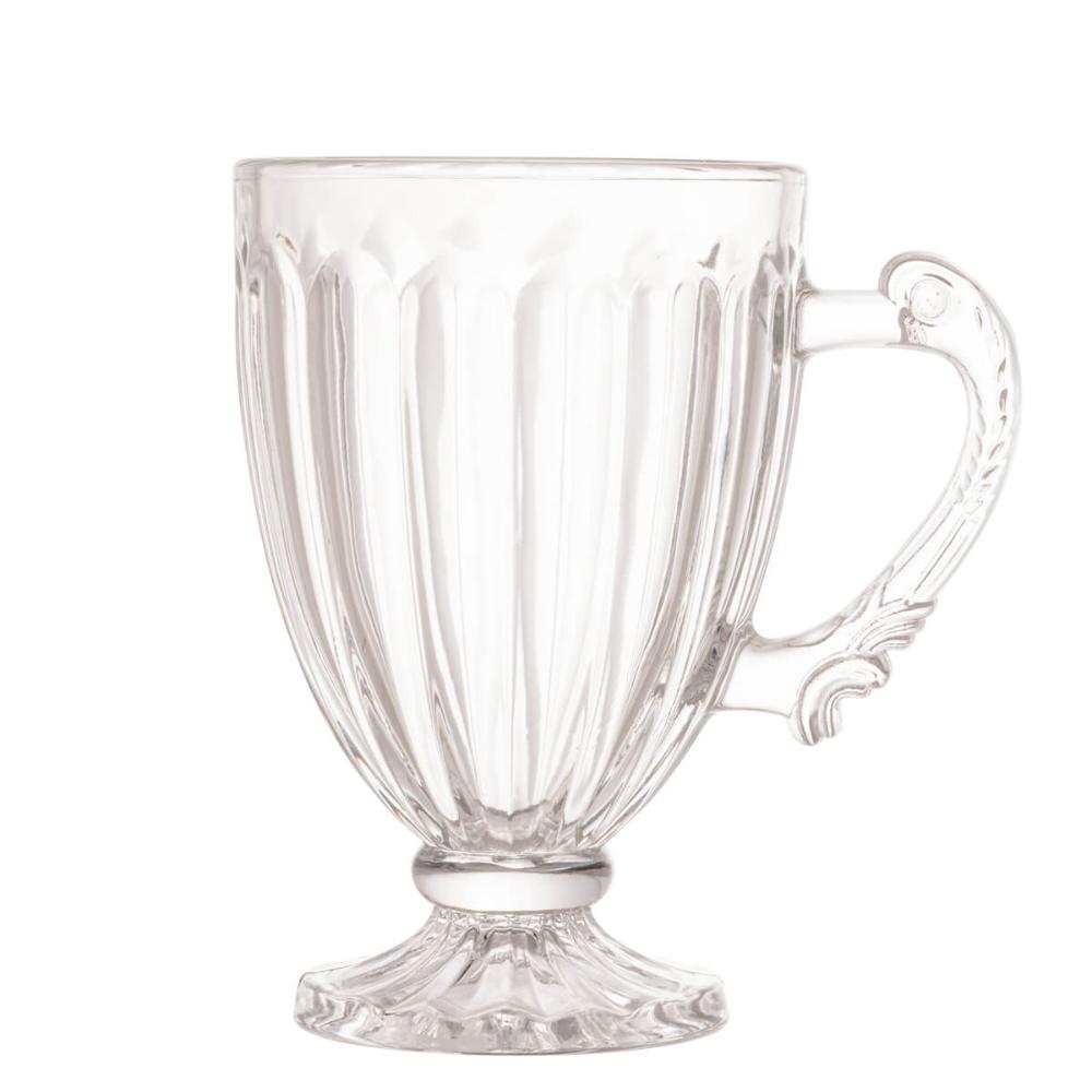 Xícara Taça de Vidro Cristal com Pé Imperial Café 200ml Cafe