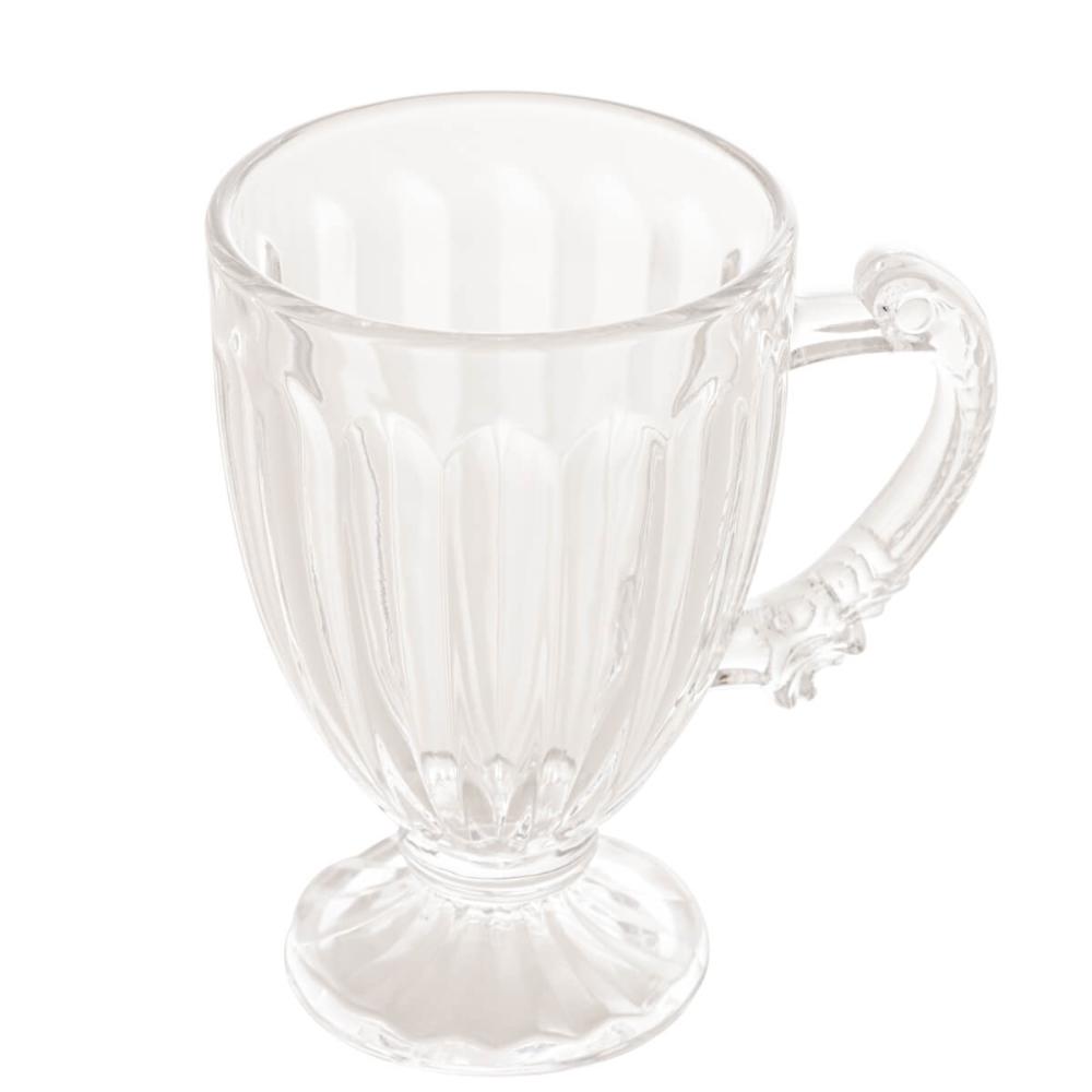 Xícara Taça de Vidro Cristal com Pé Imperial Café 200ml Cafe