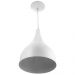 2 Lustres Pendente Gota Pequena Alumínio 21cm Branca + Lampadas