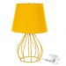 Abajur Cebola Dome Amarelo Com Aramado Amarelo
