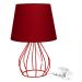 Abajur Cebola Dome Vermelho Com Aramado Vermelho