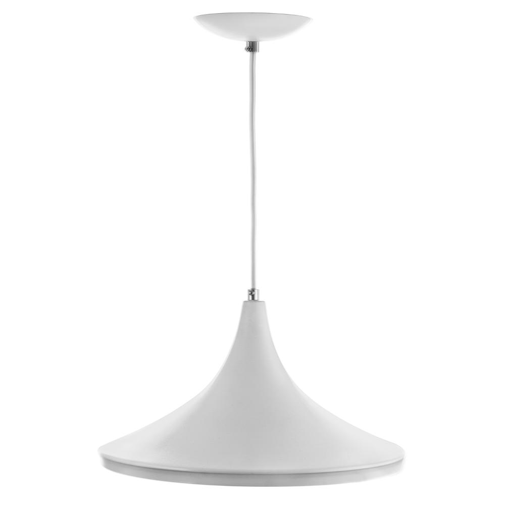 Conjunto Lustres Pendente Tom Dixon 1 Chapéu + 4 Cone Branco