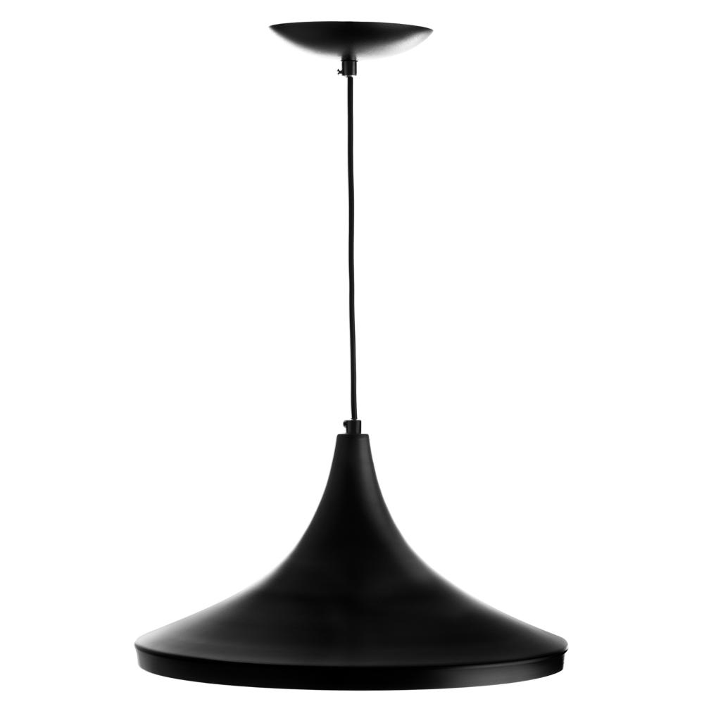 Conjunto Lustres Pendente Tom Dixon 1 Chapéu + 4 Cone Preto