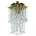 Kit 1 Lustre Cristal Acr. Dream + 2 Lustres Spark Dourado