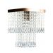 Kit 1 Lustre Cristal Acr. Marry + 2 Lustres Spark Cobre