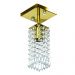 Kit 1 Lustres Cristal Acr. Marrycrillic +4 Clearcrilic Gold.