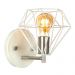 Kit 1 Pendente Duplo + 2 Arandelas Diamante Aramado Branco