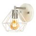 Kit 1 Pendente Triplo + 2 Arandelas Diamante Aramado Branco