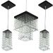 Kit 1 Pendentes Marrycrillic + 2 Pendentes Clearcrilic Preto