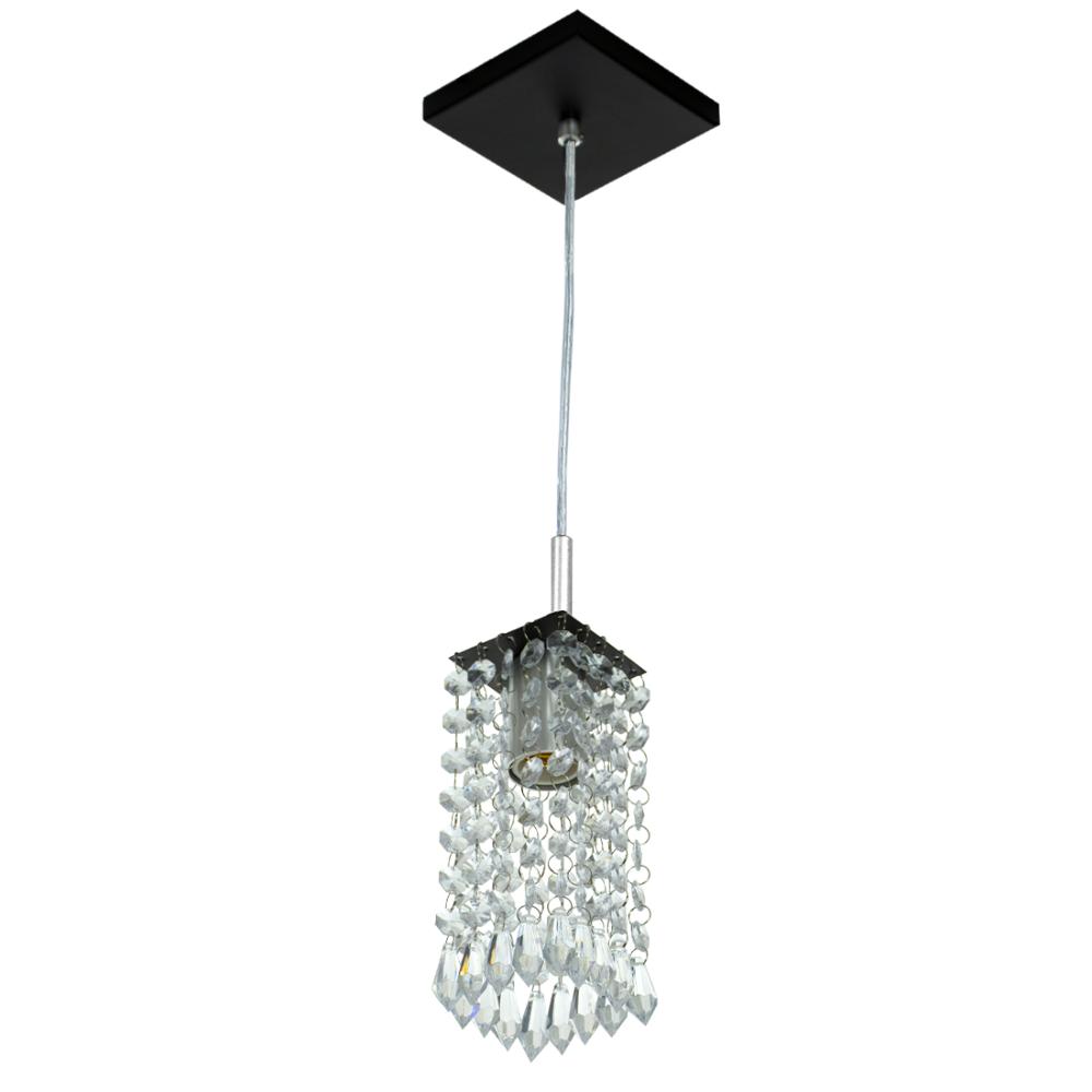 Kit 1 Pendentes Marrycrillic + 2 Pendentes Clearcrilic Preto
