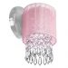 Kit 2 Arandelas Redonda Cganza Linda Rosa