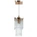 Kit 2 Lustres Pendente De Cristal Acrilico Spark Cobre