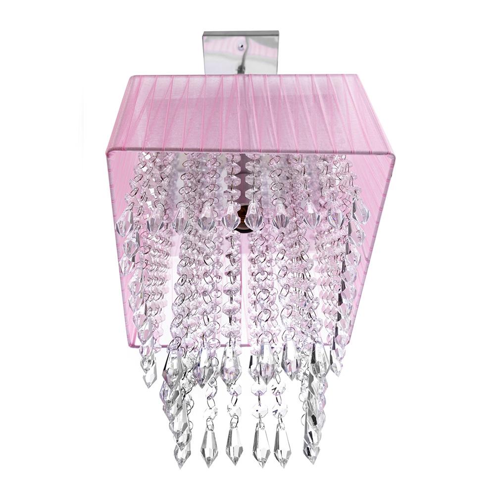 Kit 2 Pendente Clearganza + Pendente Marry Organza Rosa
