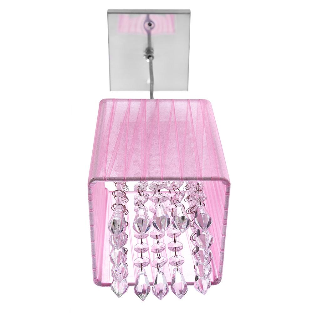 Kit 2 Pendente Clearganza + Pendente Marry Organza Rosa