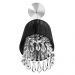 Kit 2 Pendentes Clearganza + Pendente Manu Organza Preto