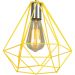 Kit 2 Pendentes Diamante Aramado Grande Amarelo