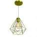 Kit 2 Pendentes Diamante Aramado Grande Dourado