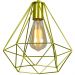Kit 2 Pendentes Diamante Aramado Grande Dourado