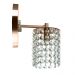 Kit 3 Arandela de Cristal Legitimo Clearcast Redonda Cobre