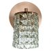 Kit 3 Arandelas Cristal Legitimo Clearwall Redonda Cobre