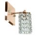 Kit 3 Arandelas De Cristal Legitimo Clearwall Cobre