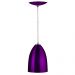 Kit 3 Lustre Pendente Luminária Sadan Alumínio Roxo Metálico