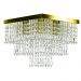 Kit 3 Lustres Cristal Acrilico Sweet + Marry + Spark Dourado